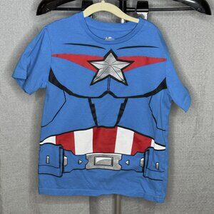 Marvel - Avengers - Captain America - Short Sleeve T-Shirt - Size 10 / Medium